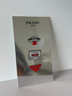 New Prada Mode 2026 Collectors Pins Set of 3